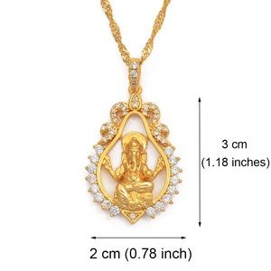 NWOT... Ganesh Pendant and Necklace